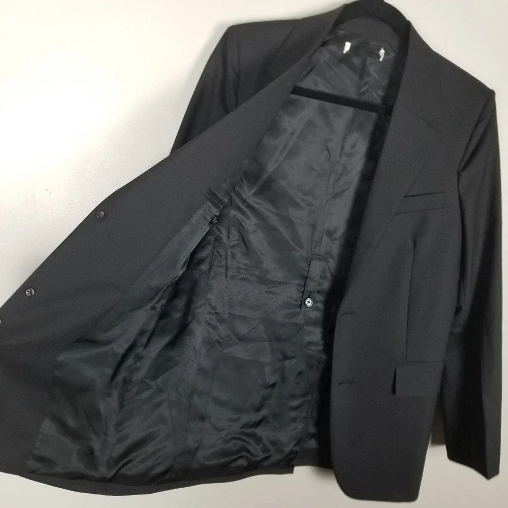Bottega Veneta black blazer, gold buttons, size 38 IT